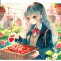いちご狩り 4枚目