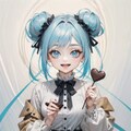 ダブルバン少女とチョコレート 3枚目