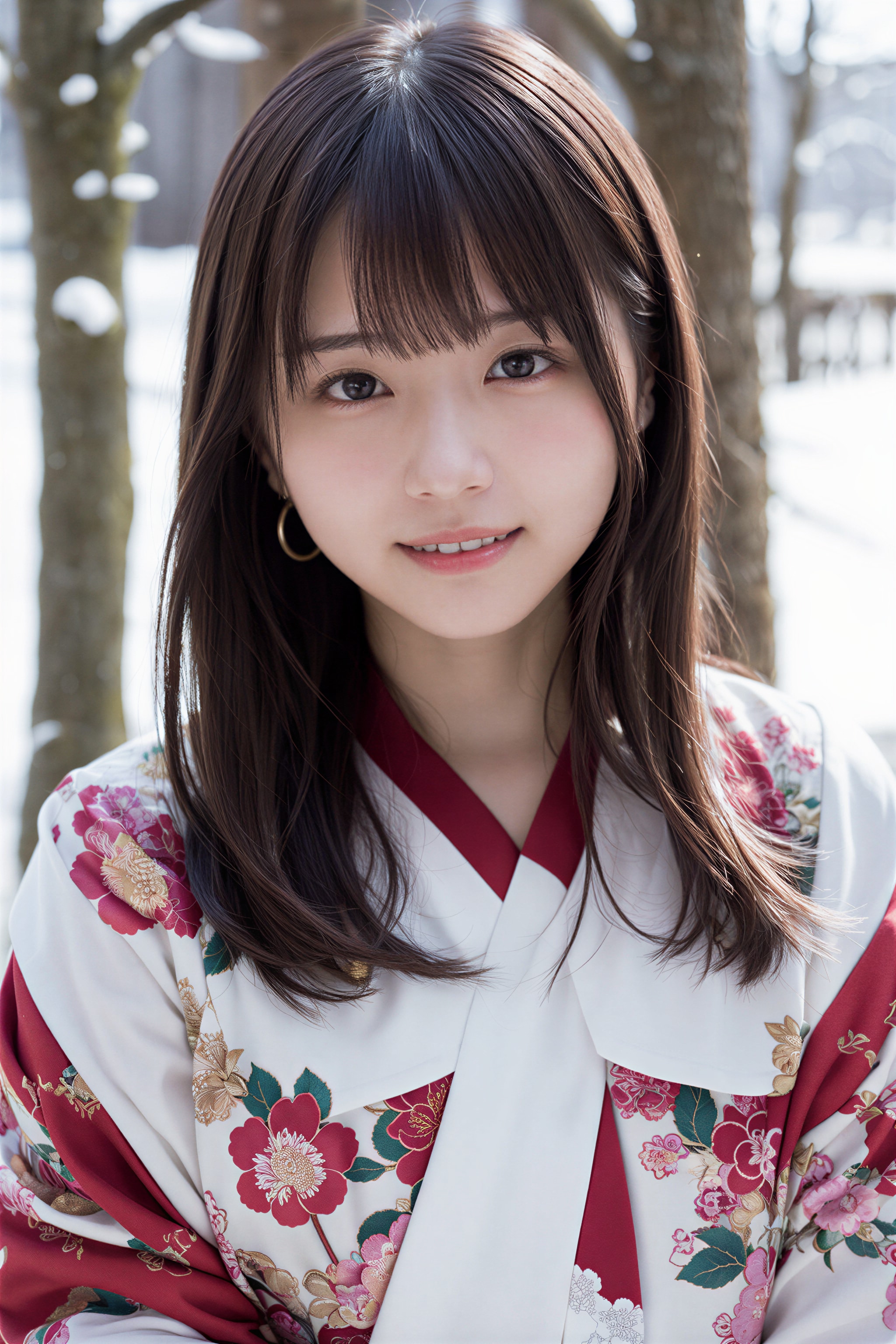 雪の装い