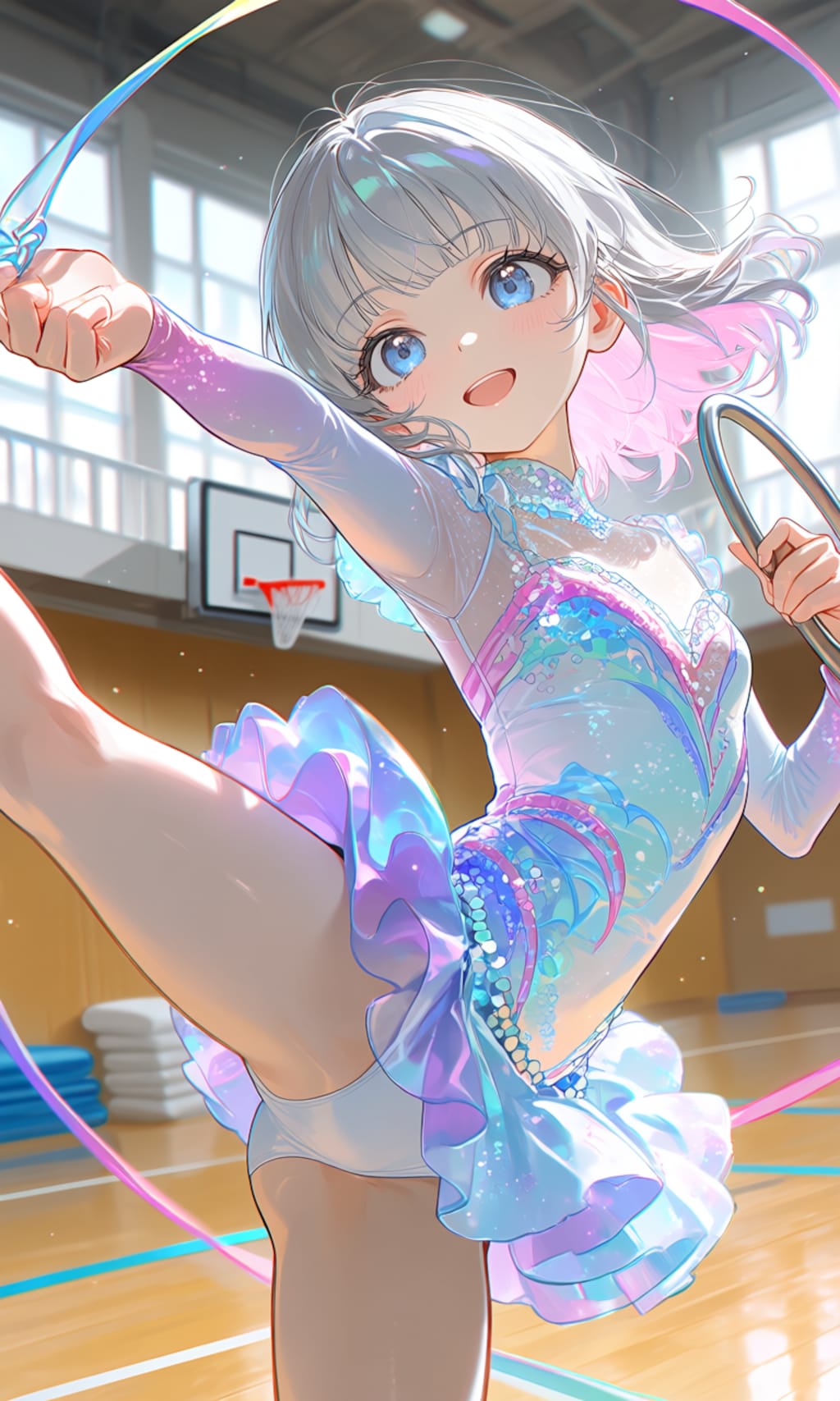 <鈴木ちゃん、うちの子ちゃん>しんたいそうぶ！