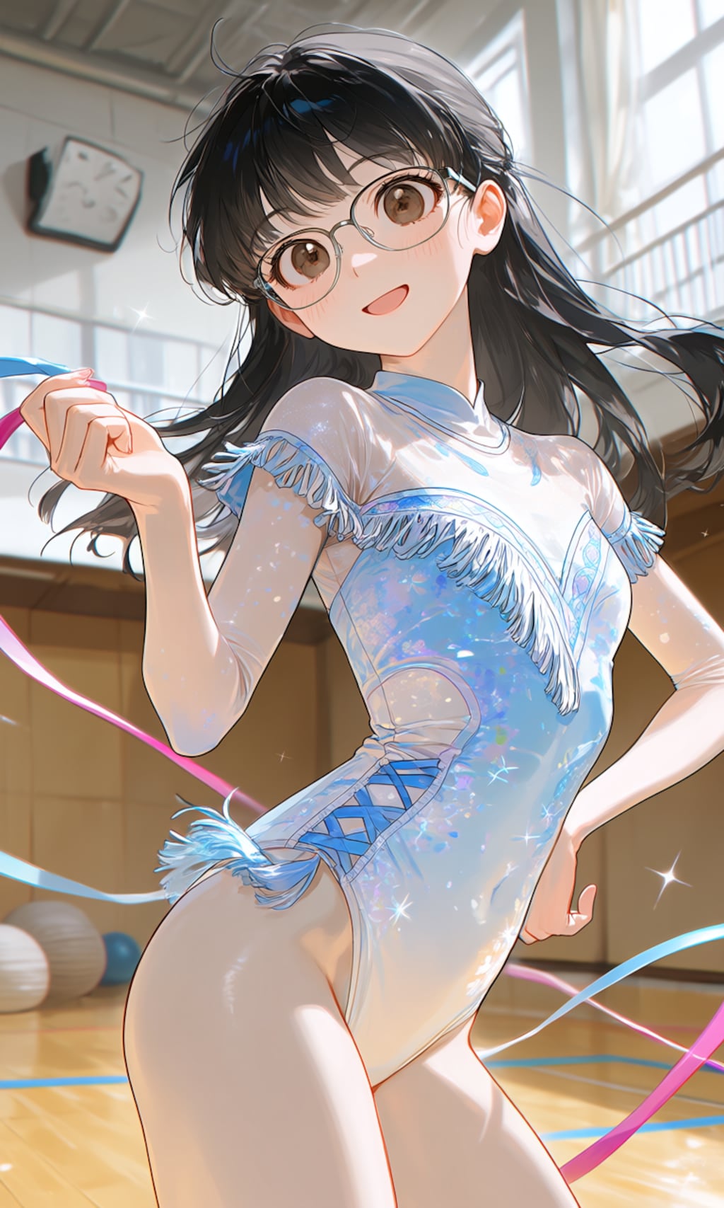 <鈴木ちゃん、うちの子ちゃん>しんたいそうぶ！