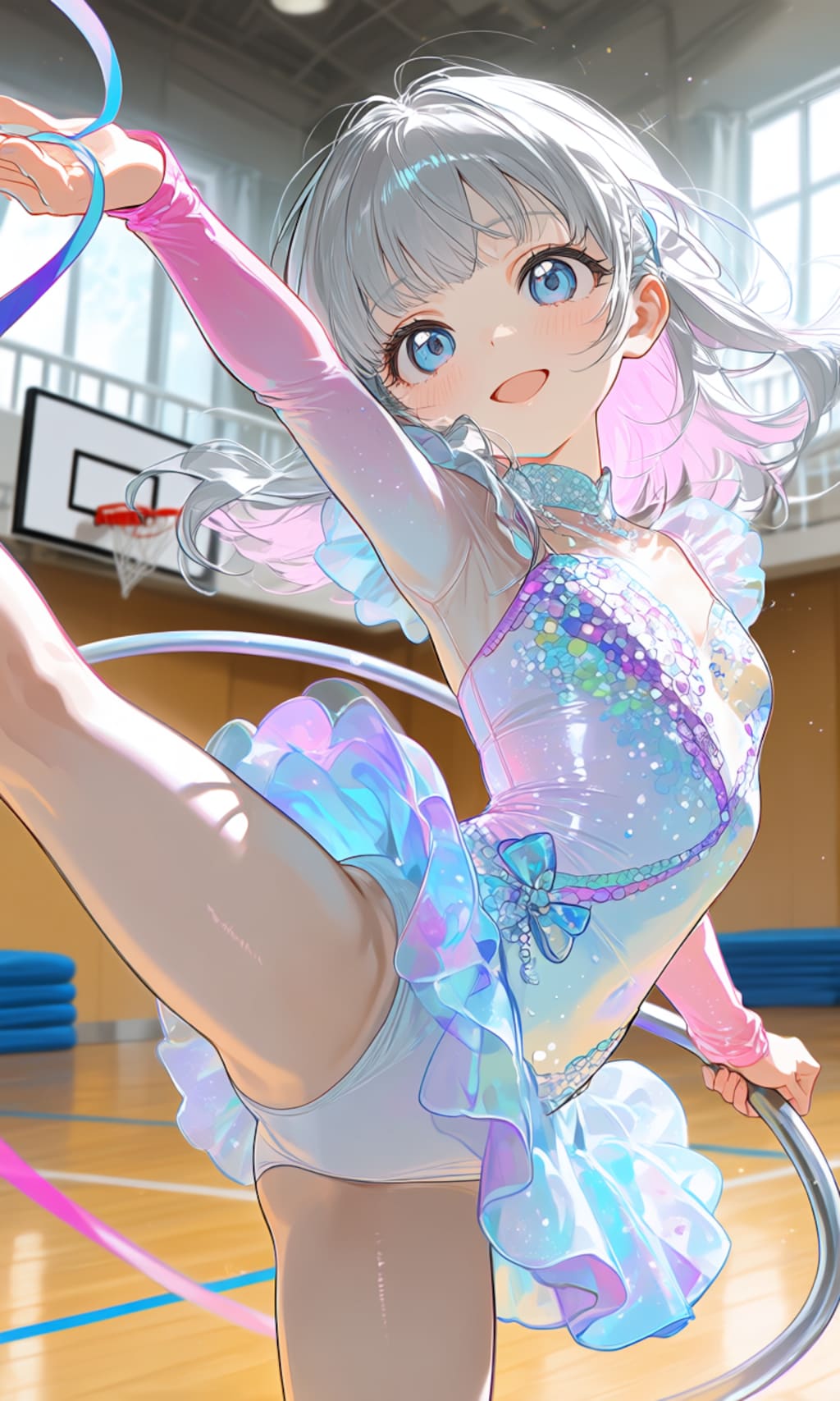 <鈴木ちゃん、うちの子ちゃん>しんたいそうぶ！