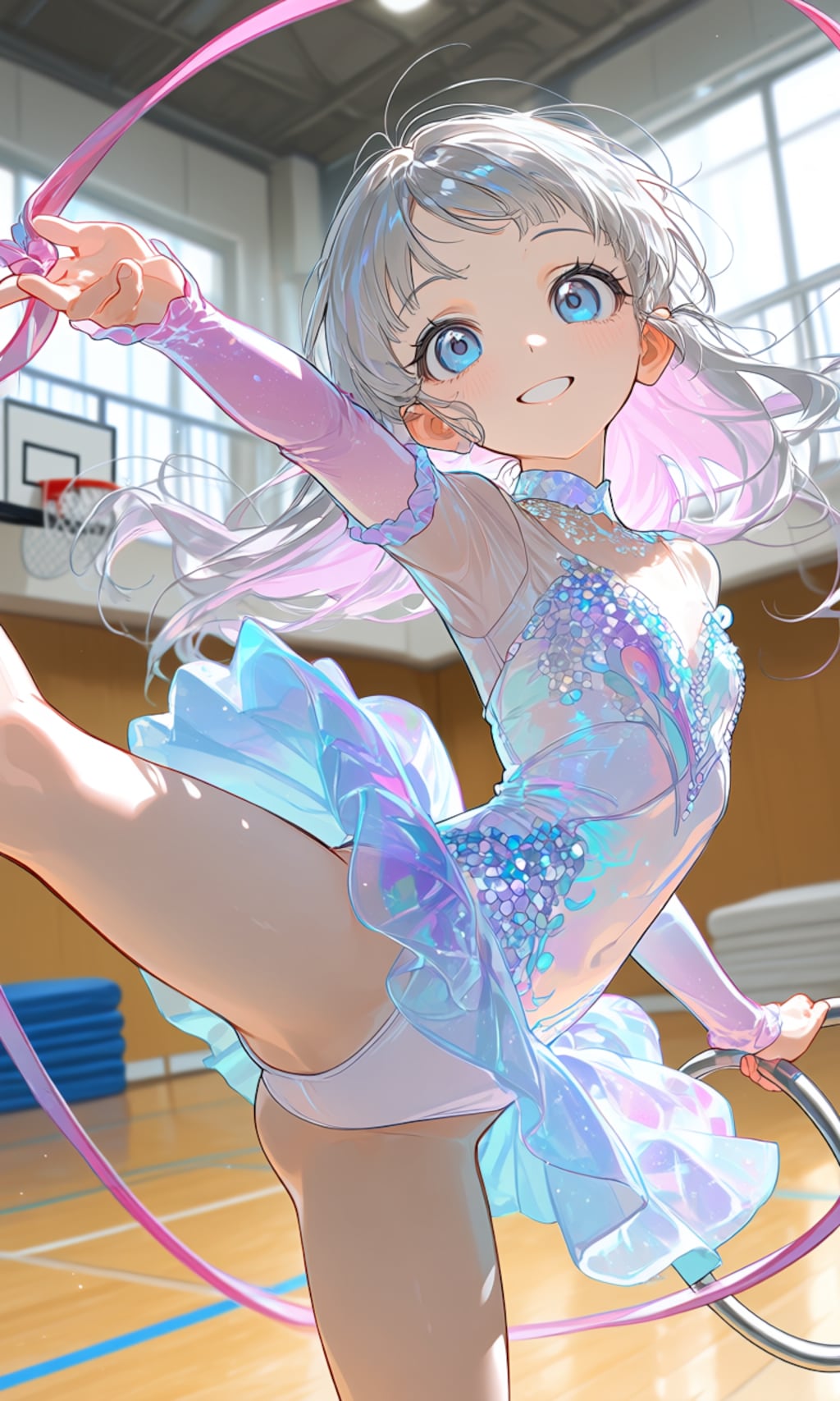 <鈴木ちゃん、うちの子ちゃん>しんたいそうぶ！