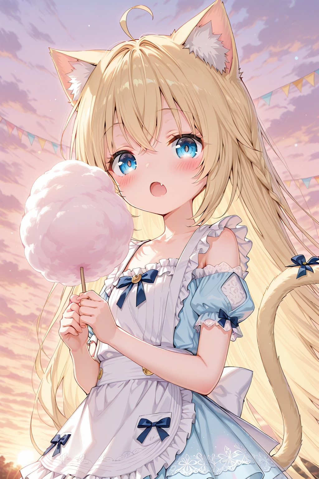 ネコミミワタガシ