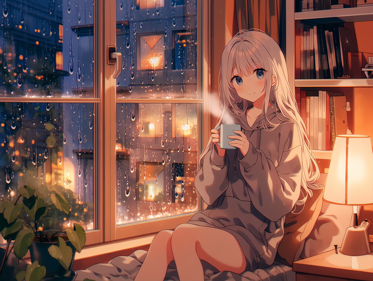 雨の日の君