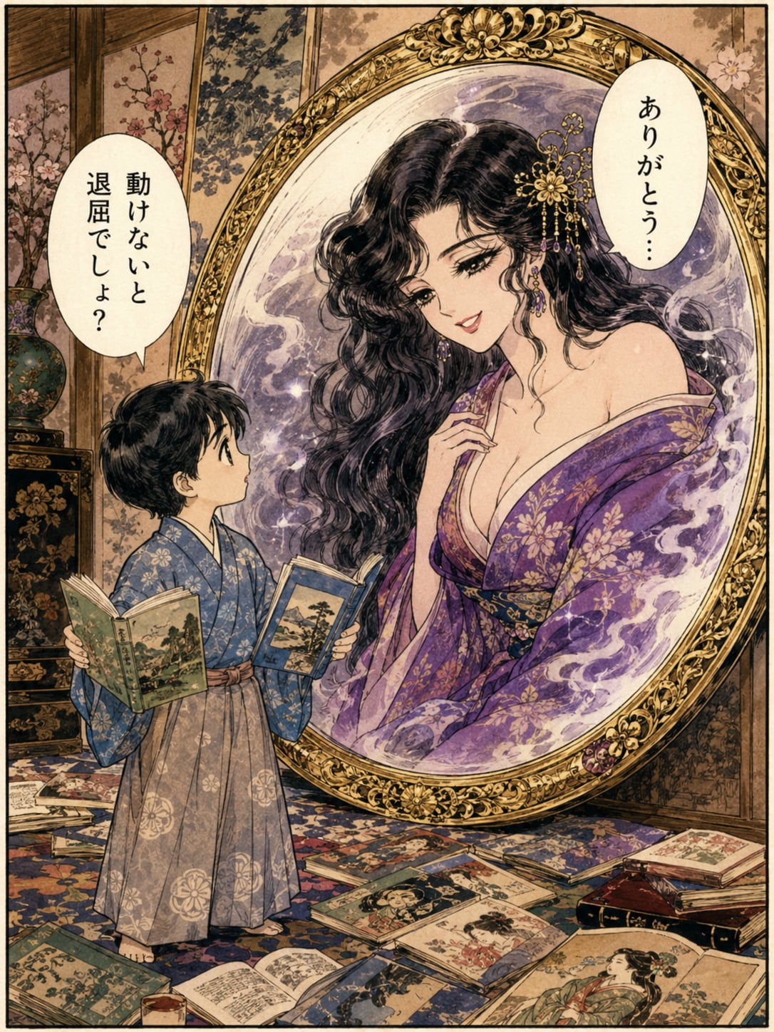 beauty in the mirror