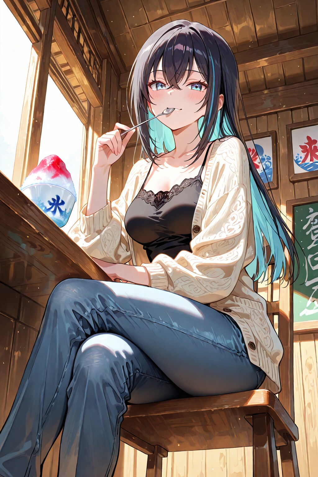 晶の暑さ対策