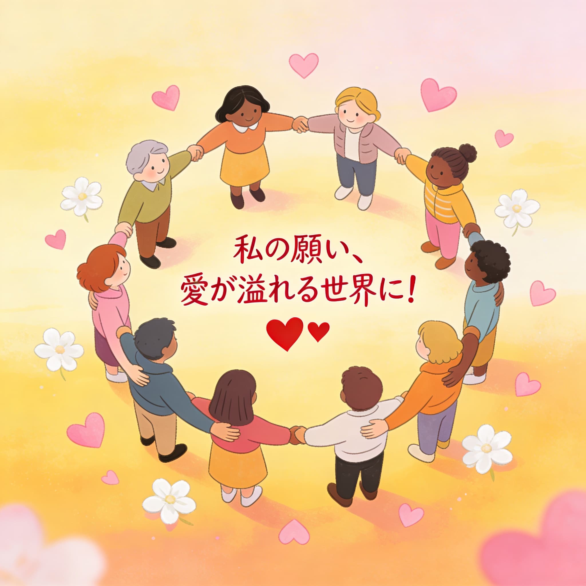 私の願い、愛が溢れる世界に❤️