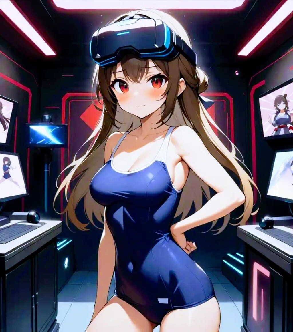 VR水泳部入部ちちぷいちゃんししょちゃん