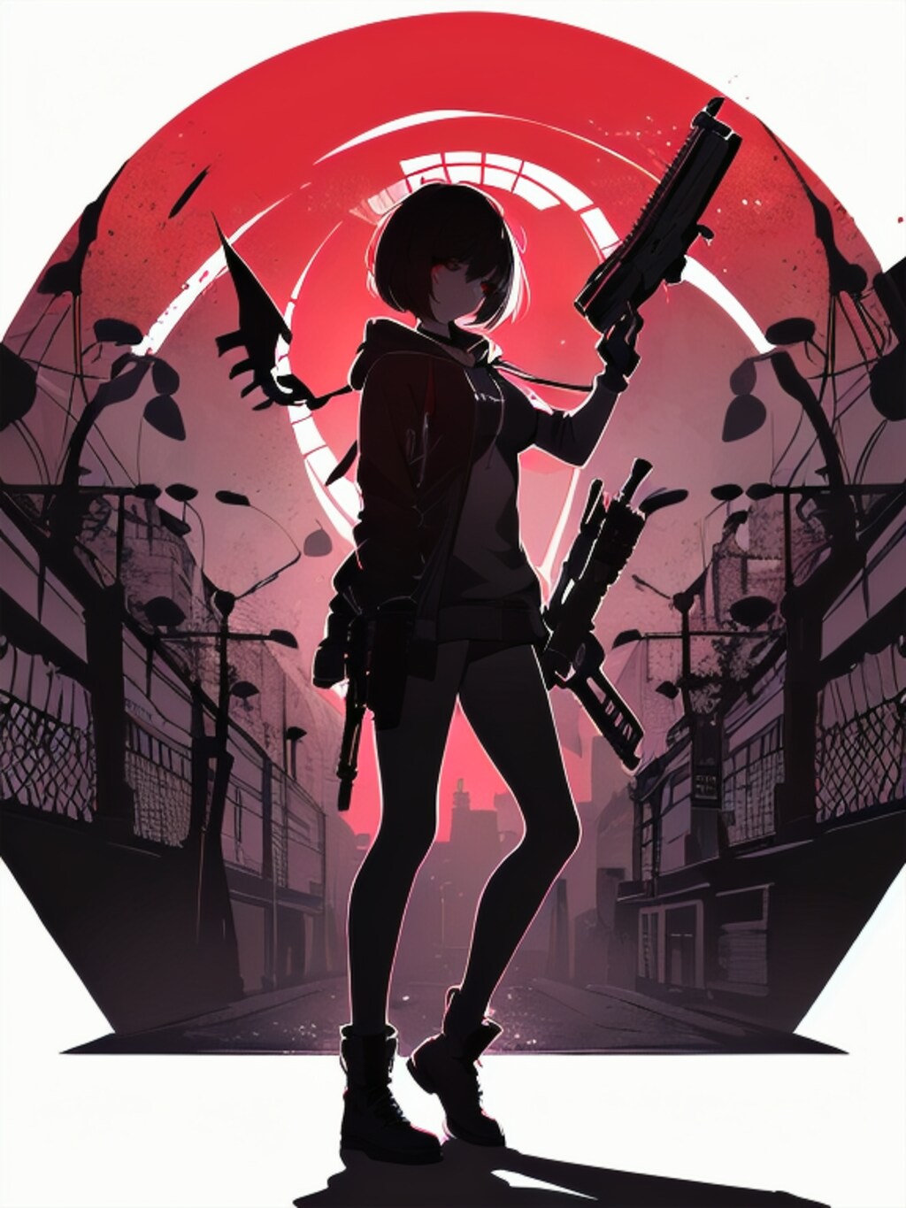 282 シルエット・ボーイッシュ