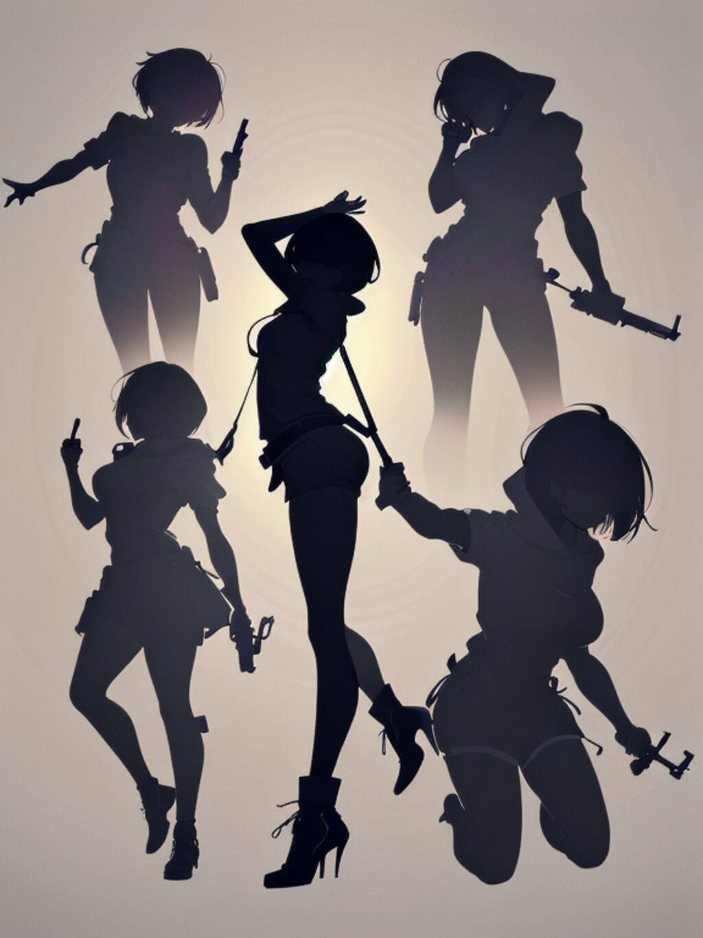 282 シルエット・ボーイッシュ