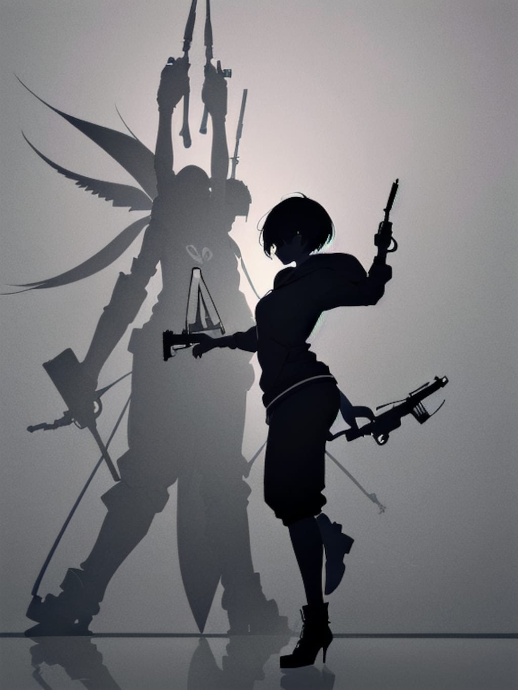 282 シルエット・ボーイッシュ