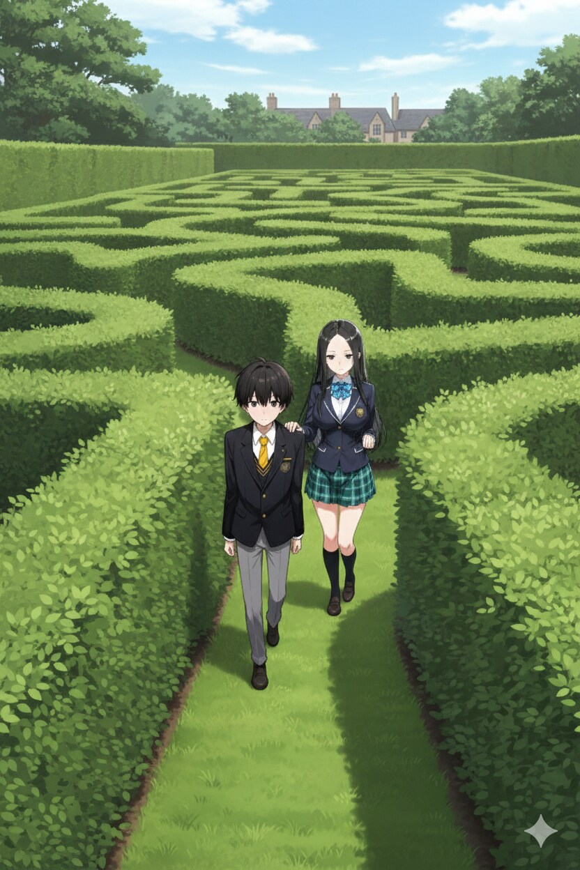 義兄と迷路を探検(脱出ゲーム)
