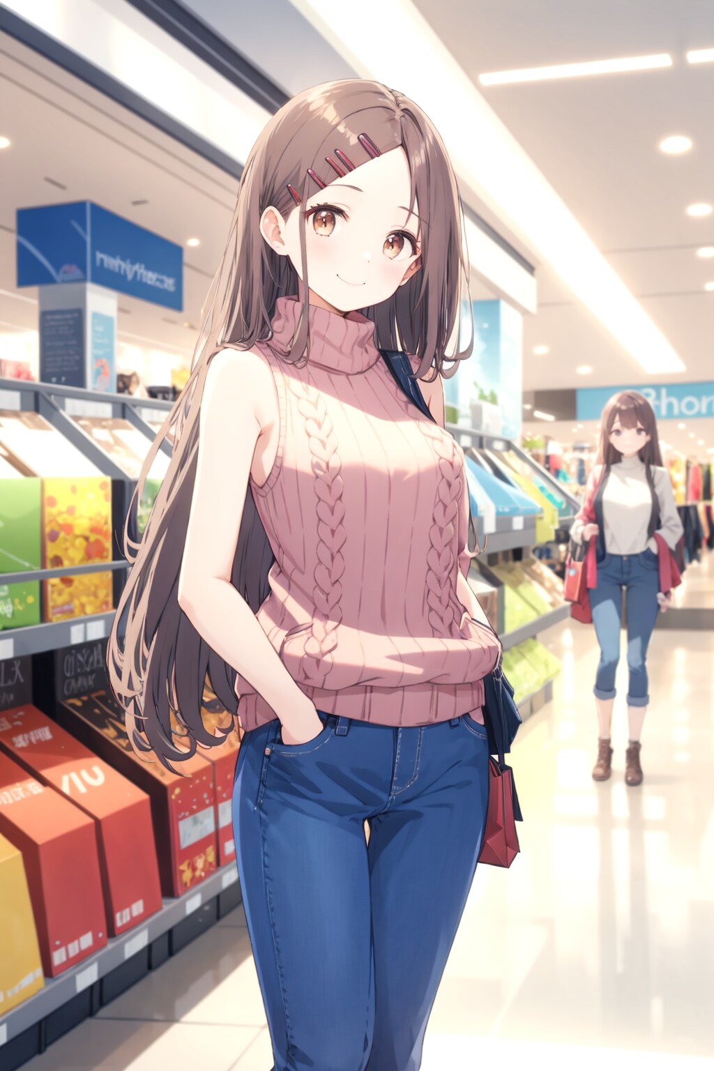 おでこちゃんとショッピングモールへ✨ | の人気AIイラスト・グラビア