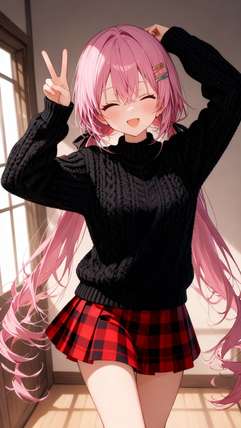 【Seedream】ニッコリ桃花