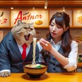 猫社長の同伴ラーメン 5枚目
