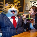 猫社長の同伴ラーメン 4枚目