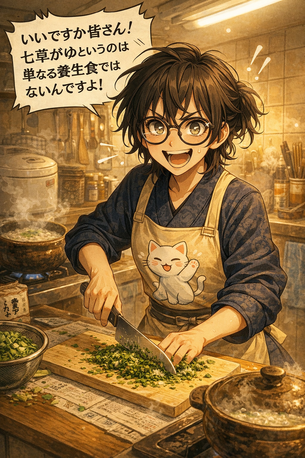 フェチ先輩が作る大晦日メニューは