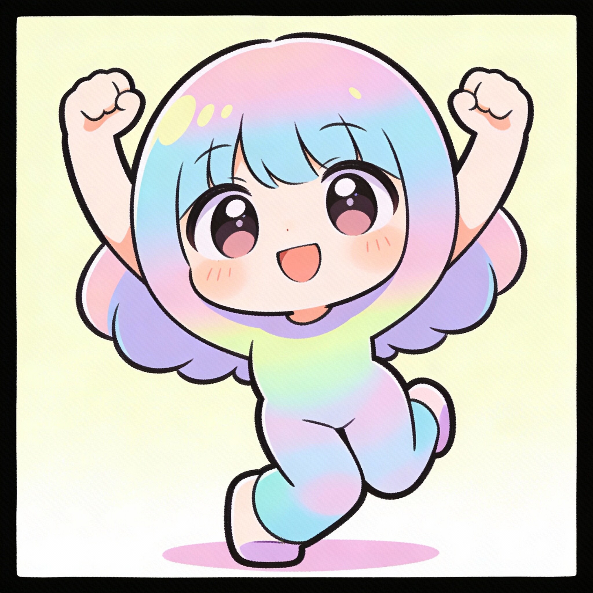 Seedream4.5で楽しそうに踊る、不思議な事になってるちびちゃん | の人気AIイラスト・グラビア