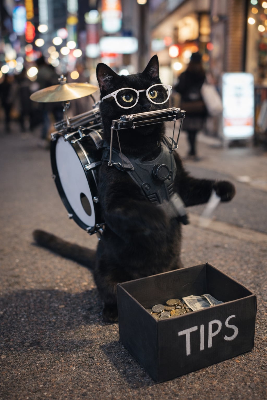 ストリートミュージにゃん