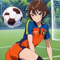 サッカー少年　【茶】 2枚目