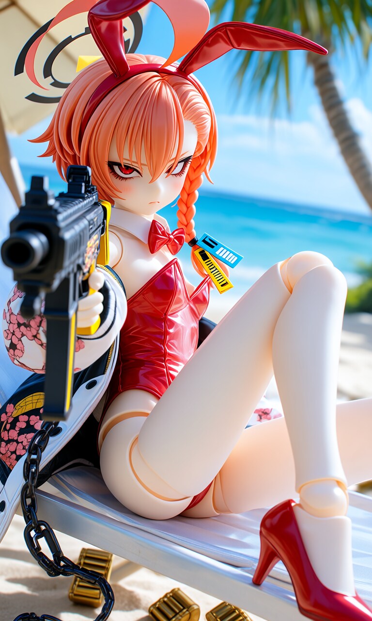 ブルーアーカイブ 美甘ネル(バニーガール)　アクリルドールフィギュア