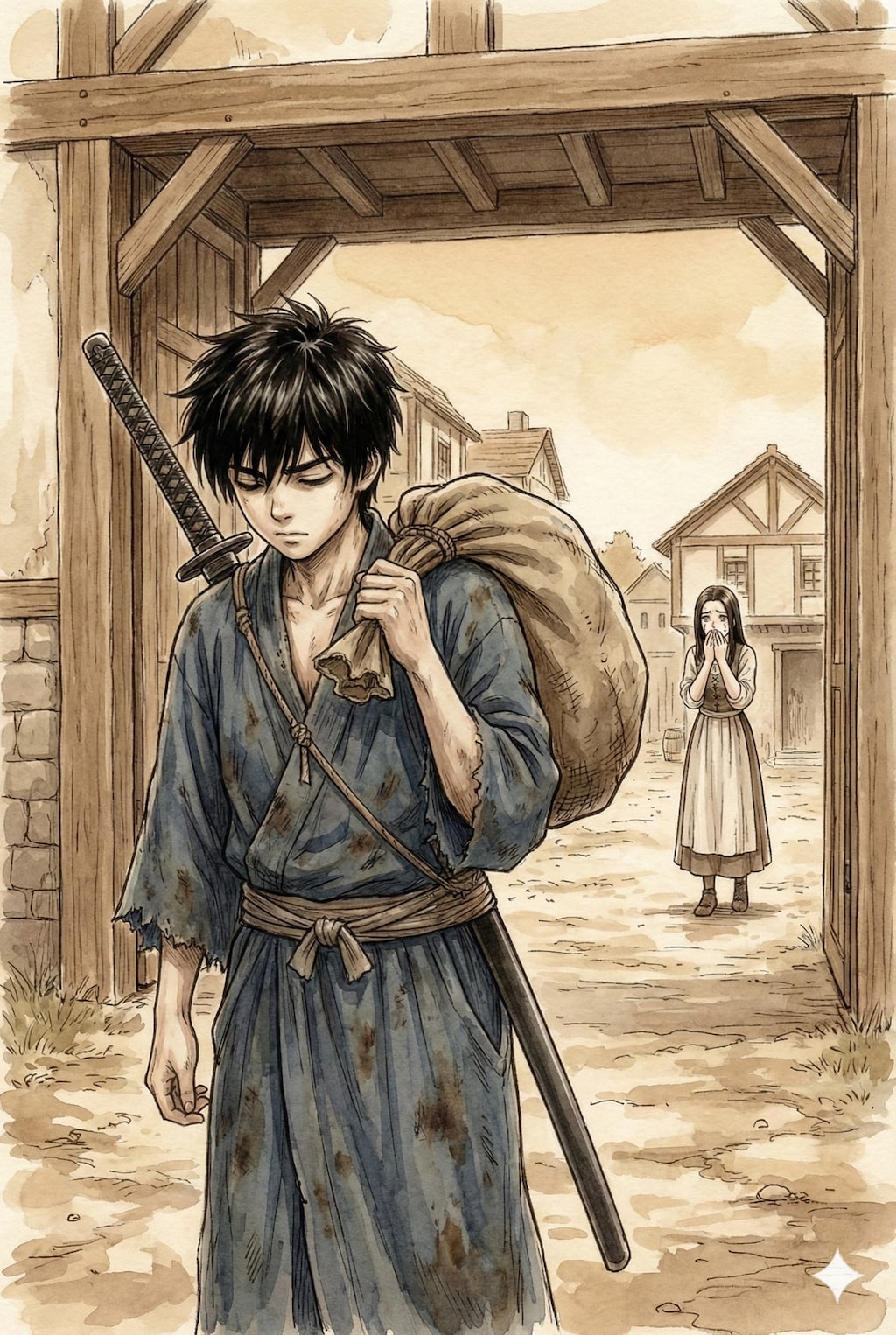 「違う町にいく？！どうして…？！」「お礼なんていらない！それはあなたが美味しいものを食べるために使いなさい！約束よ！」