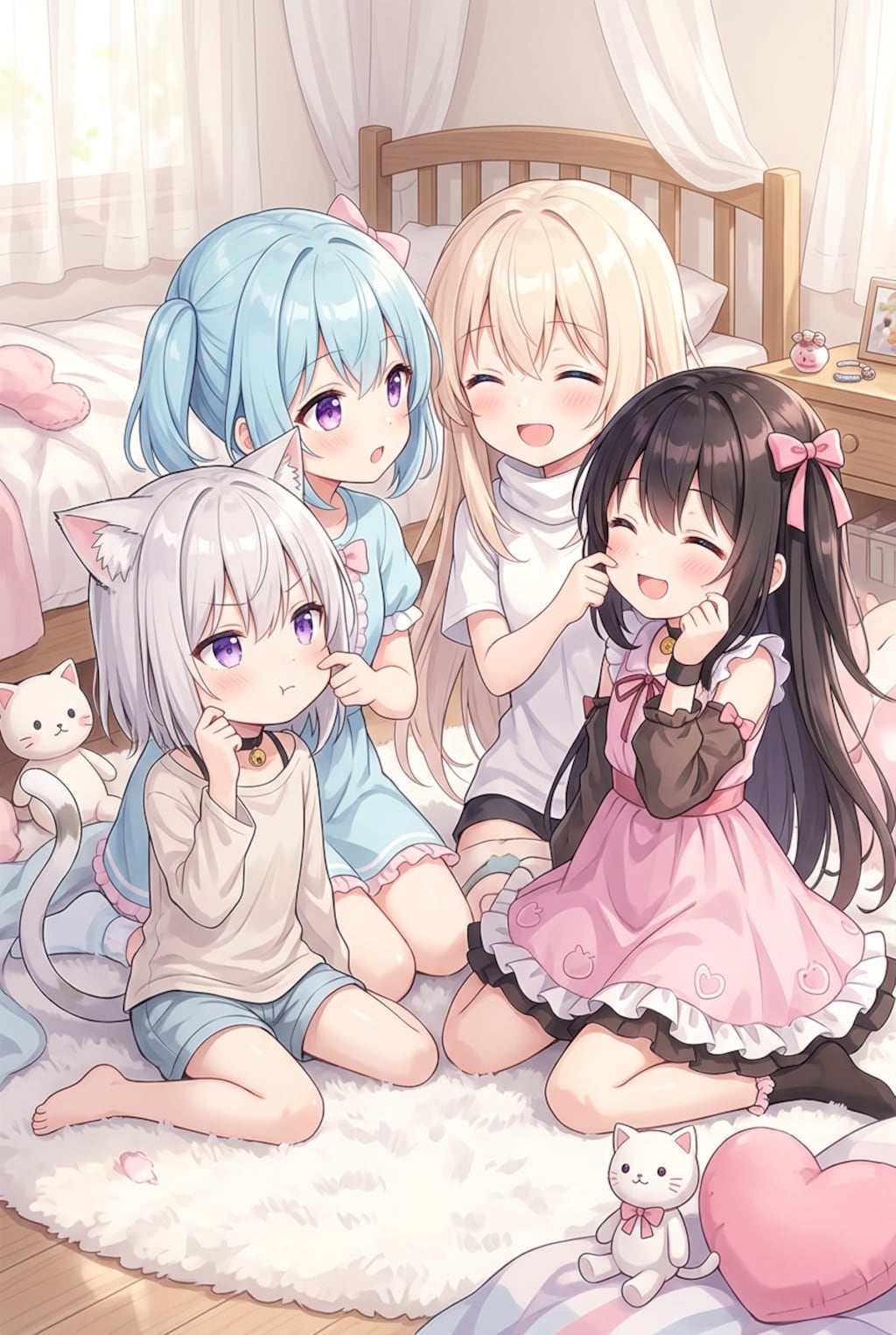 みんなでむにむにタイム😆😊