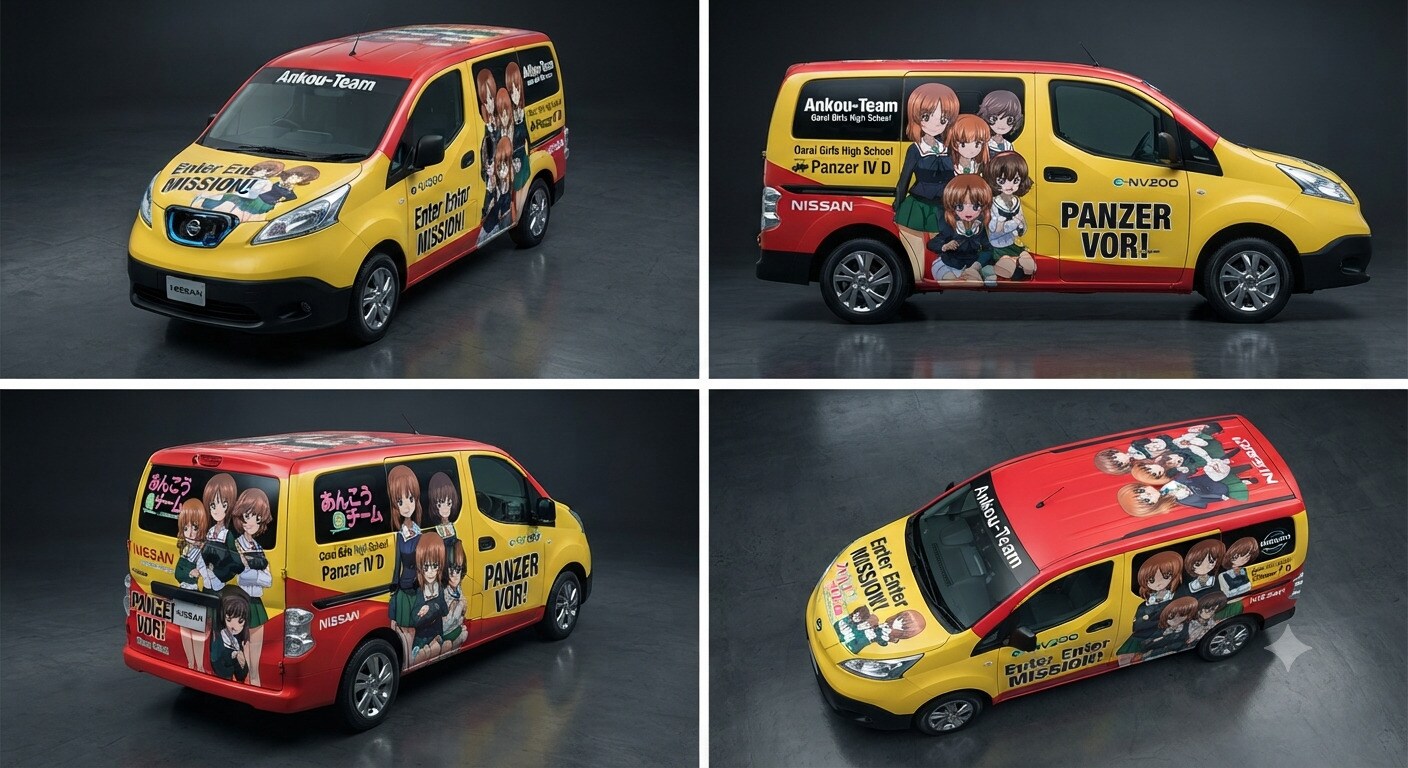 NV200ガルパン痛車 | の人気AIイラスト・グラビア