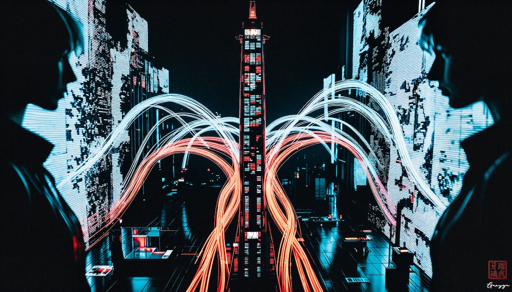AI画像サイバーパンク風作品8