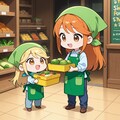 スーパーちちぷい品出し業務をこなす店員さん達 5枚目