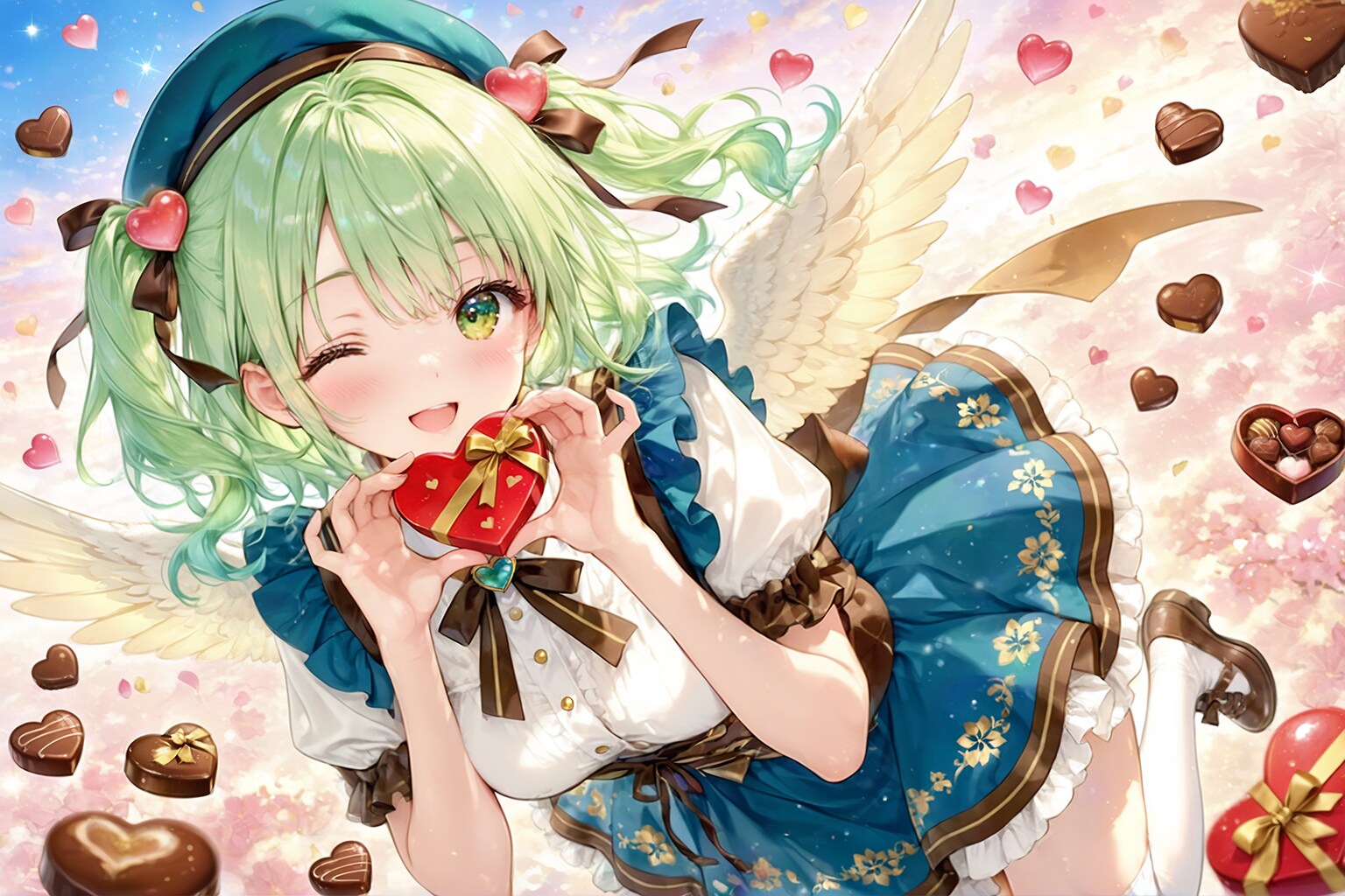 恵みのチョコですよ♪