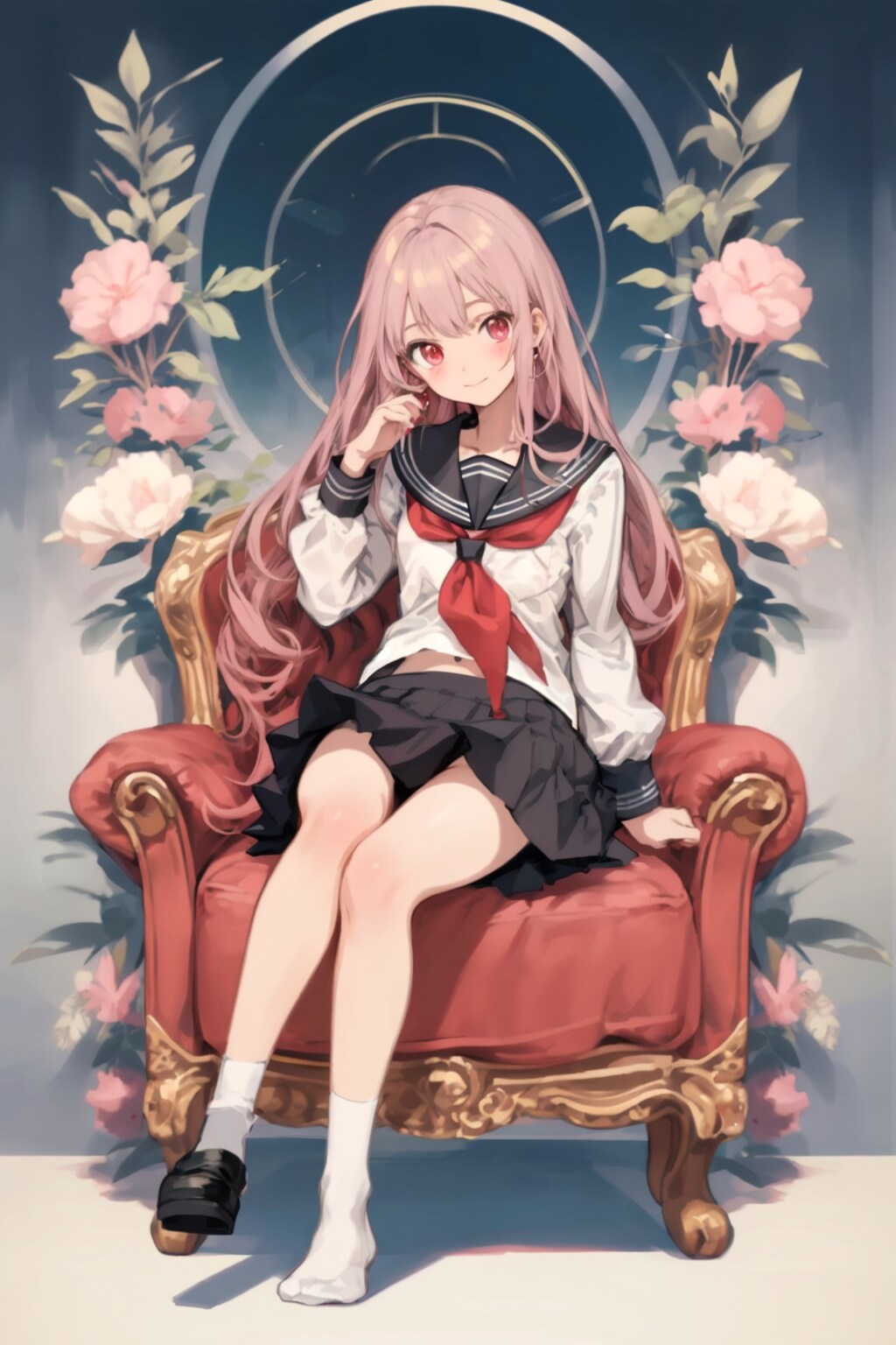 片靴でシンデレラごっこ | の人気AIイラスト・グラビア