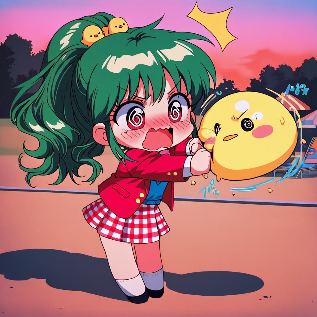 緑髪ちゃん