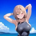 海と女の子 7枚目