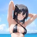 海と女の子 5枚目
