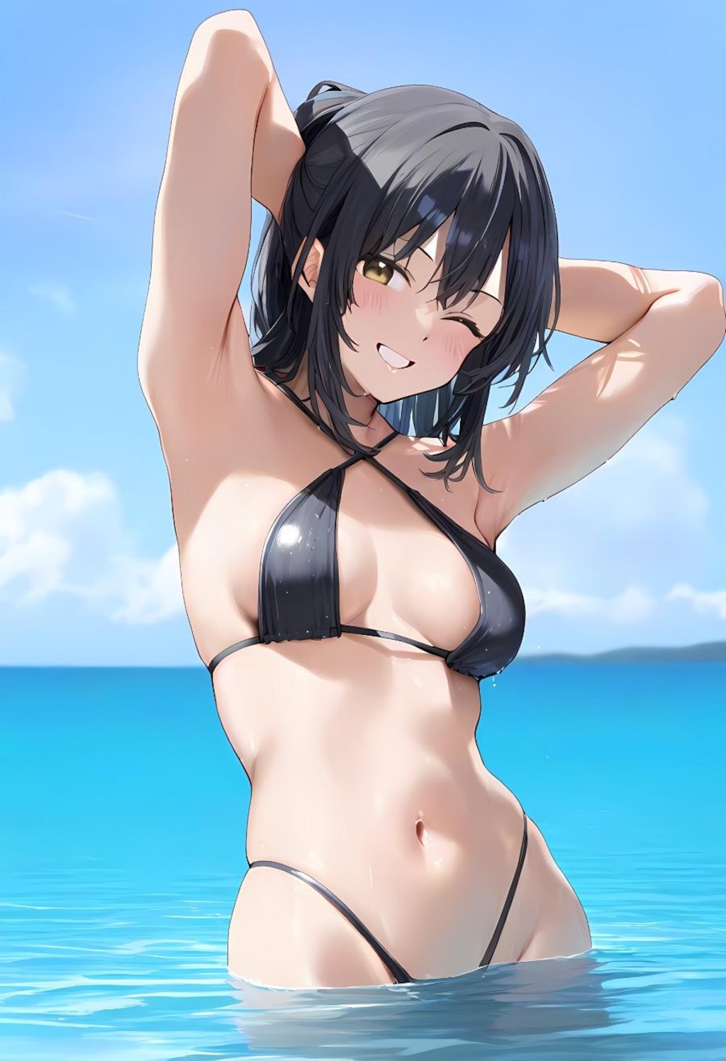 海と女の子