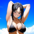海と女の子 4枚目