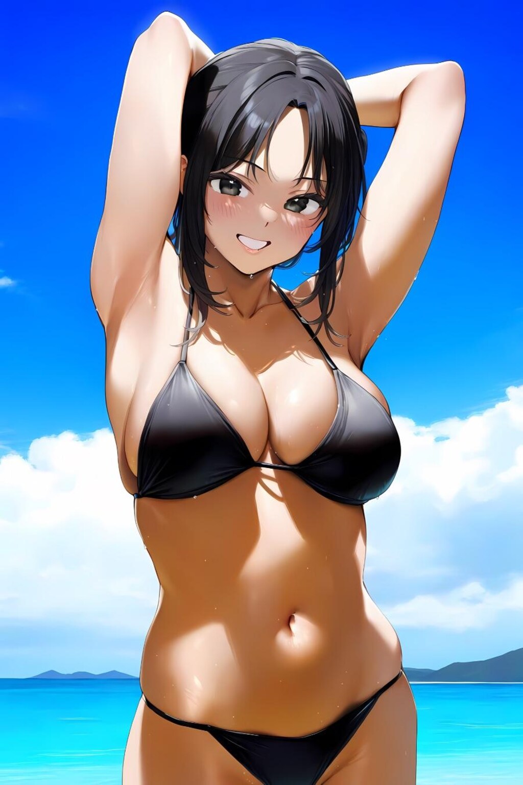 海と女の子