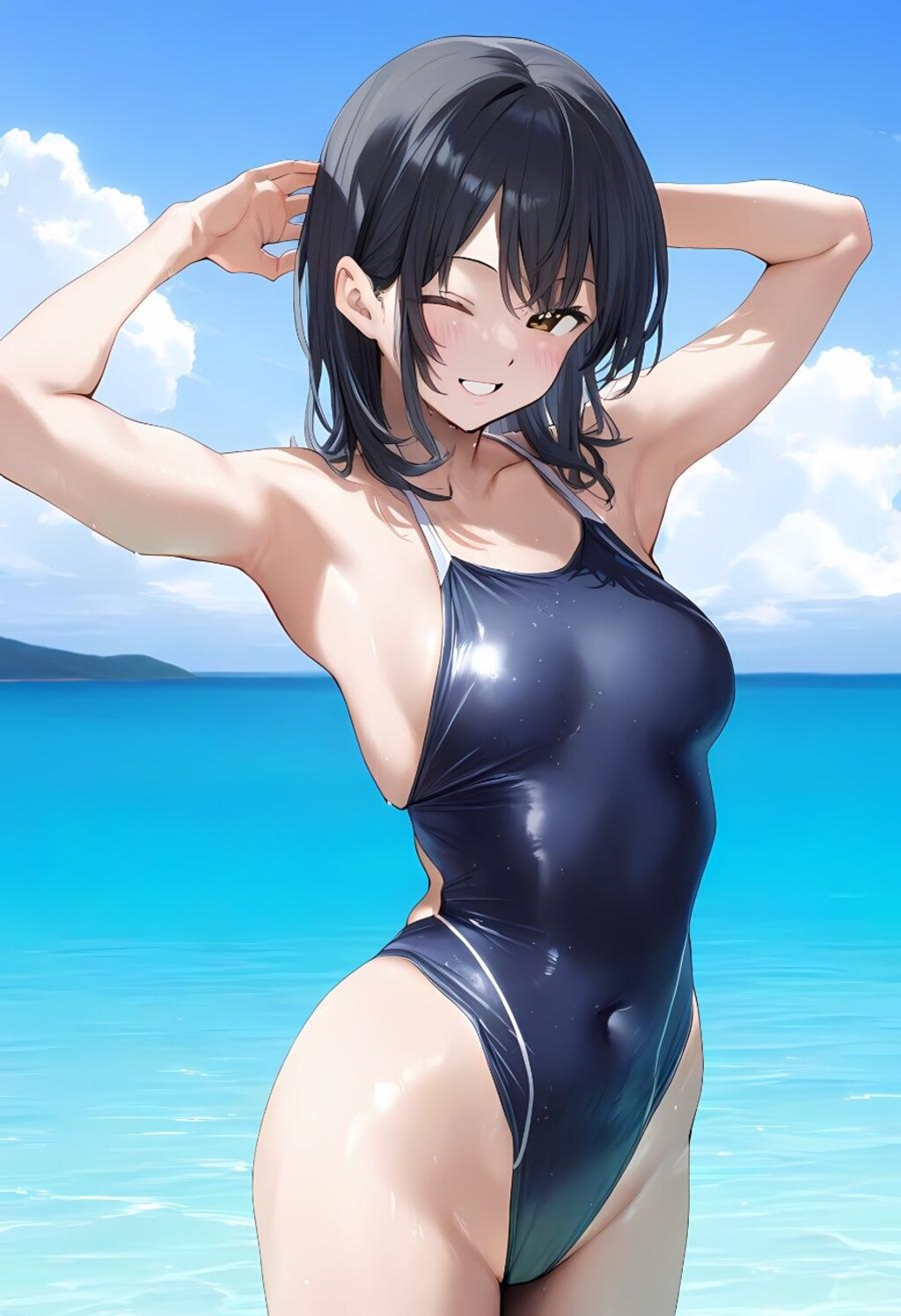海と女の子