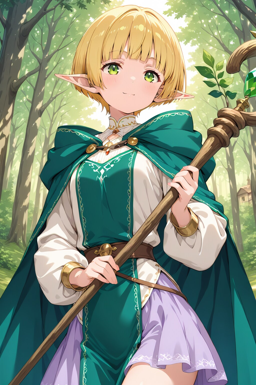 エルフの里の若い衆、人里へ行く