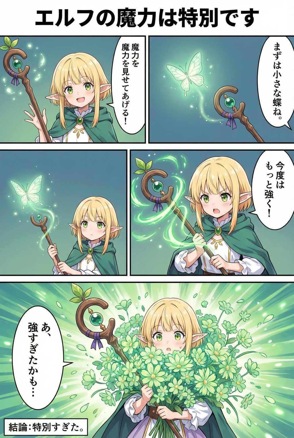 エルフの里の若い衆、人里へ行く