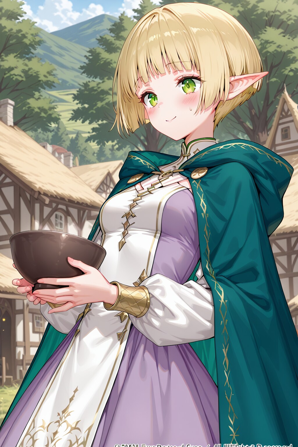 エルフの里の若い衆、人里へ行く