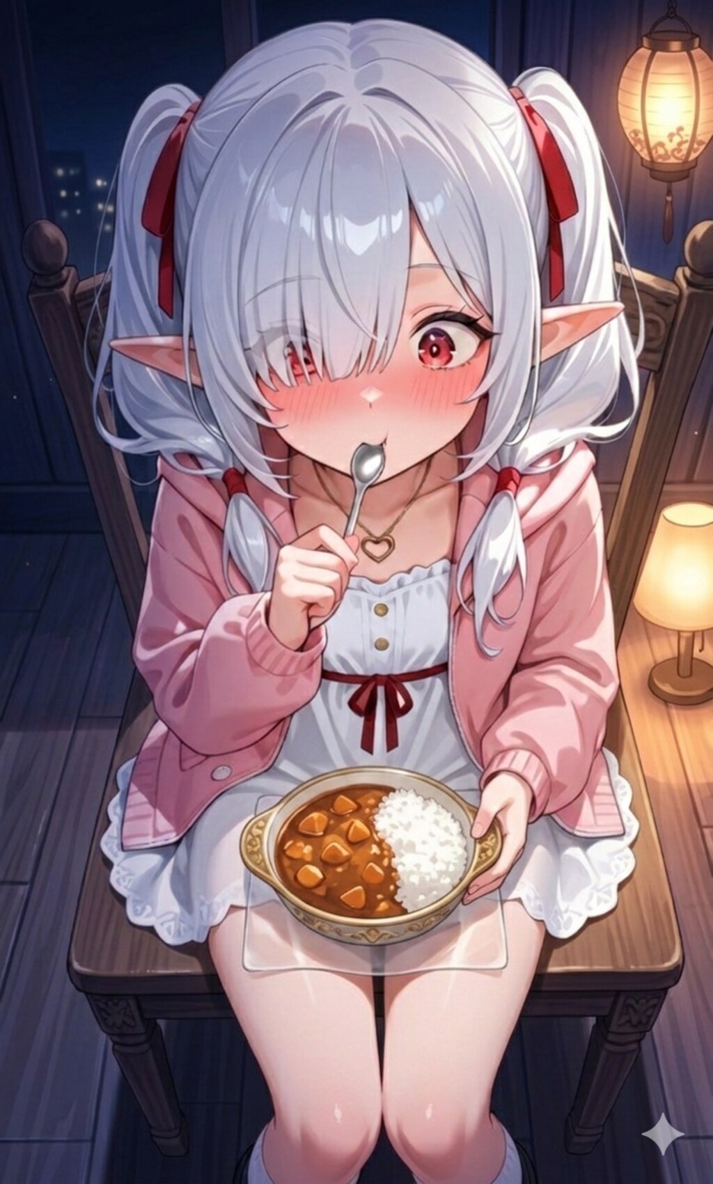 シロネさんの夕食