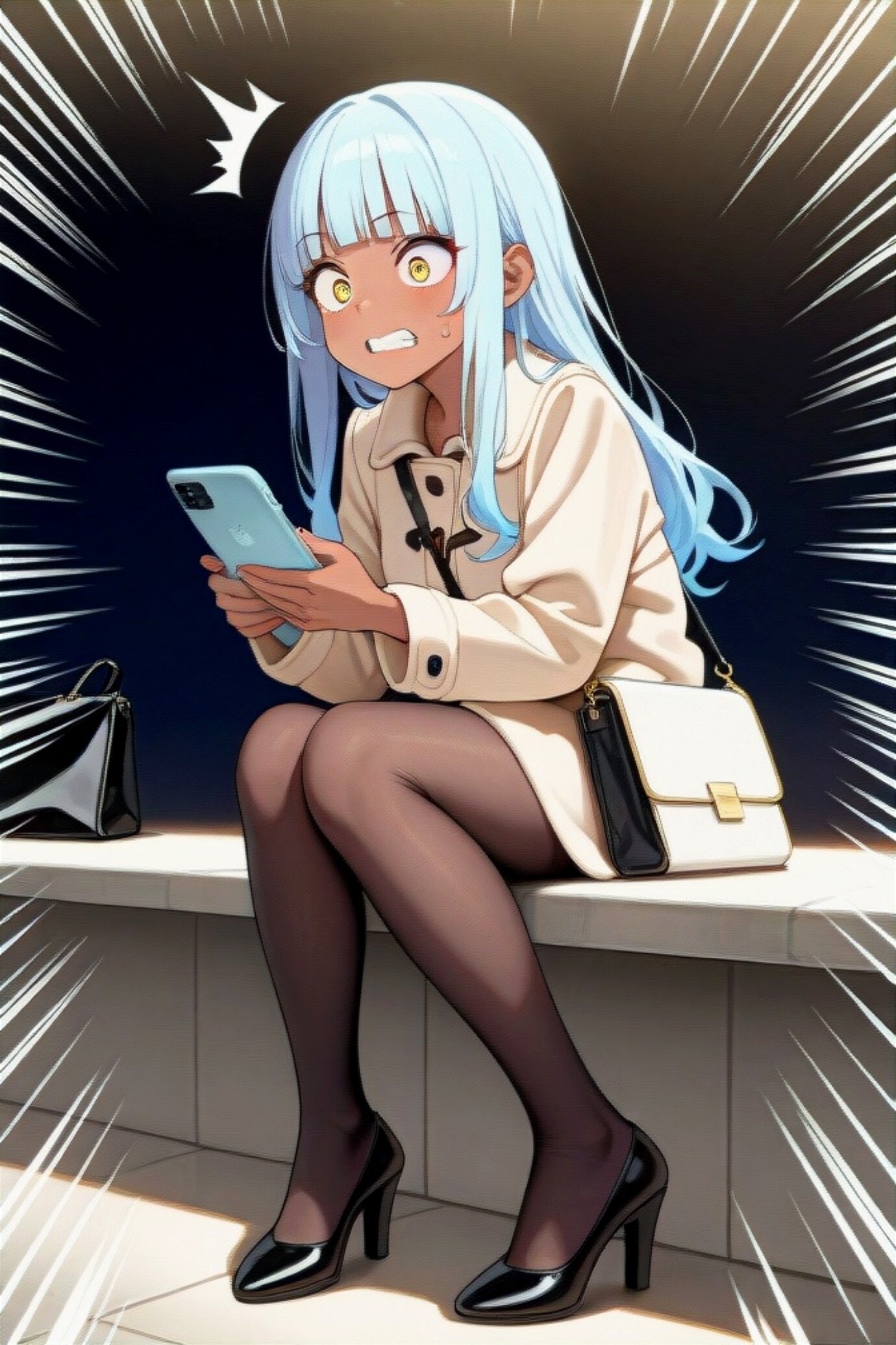 何かやらかした青髪ちゃん | の人気AIイラスト・グラビア