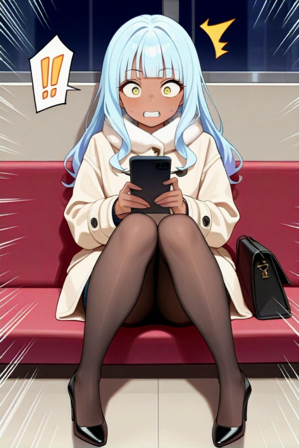 何かやらかした青髪ちゃん