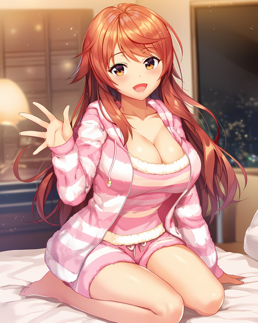 🌙もこもこルームウェアのノノカとおやすみ💤