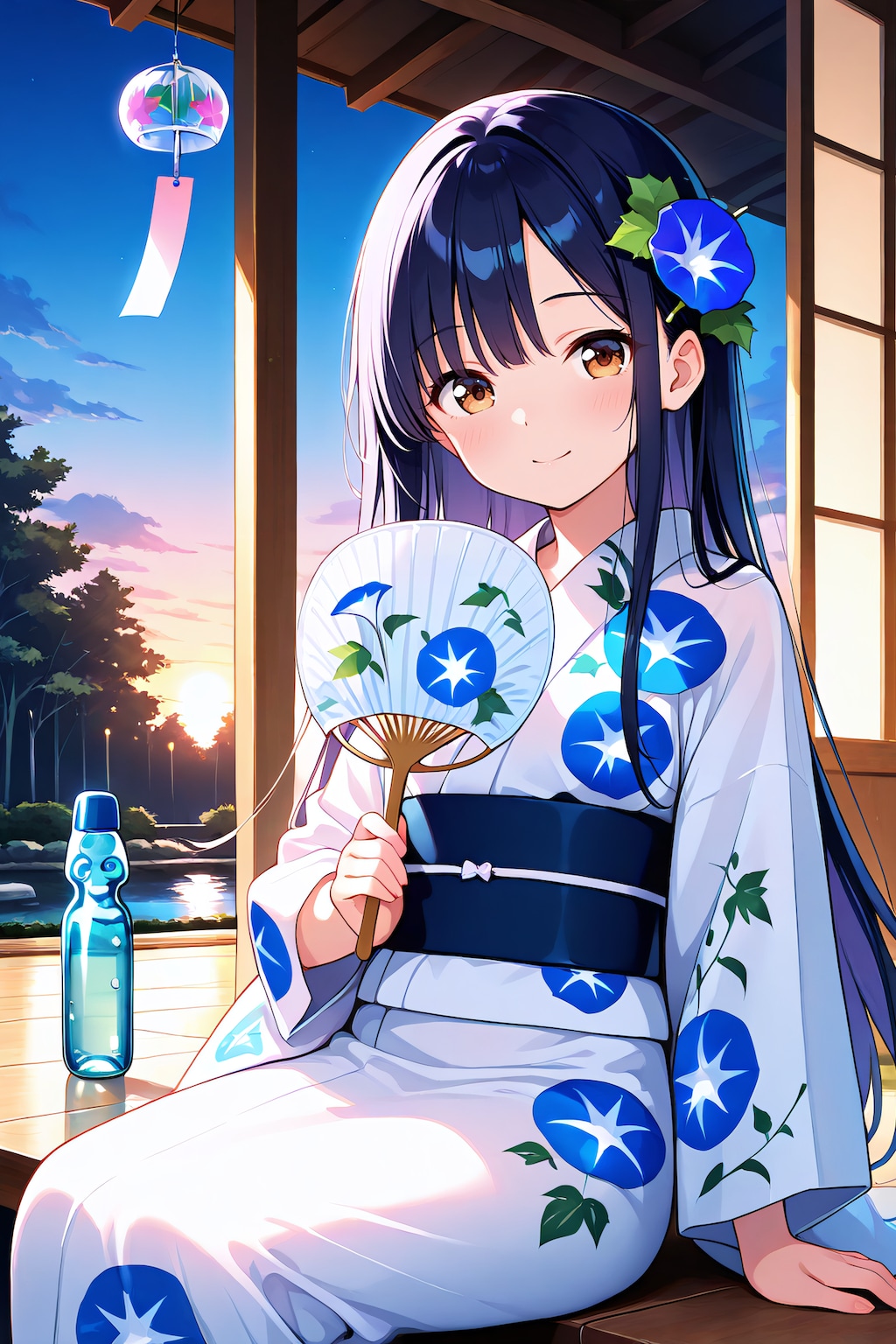 夕涼み♪