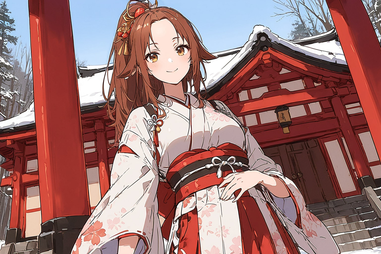 巫女さんおでこちゃん✨ | の人気AIイラスト・グラビア