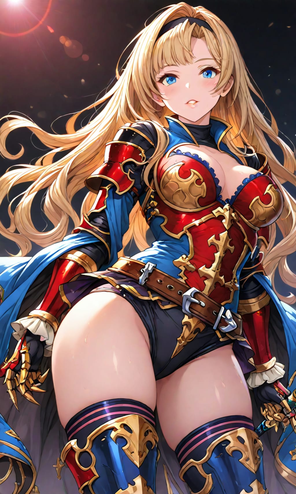 スタイリッシュな金髪女騎士